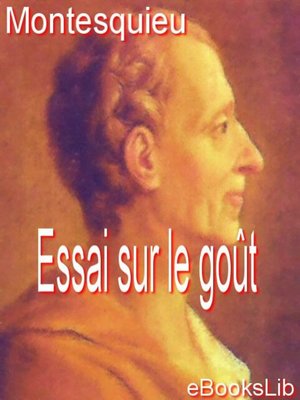 cover image of Essai sur le goût